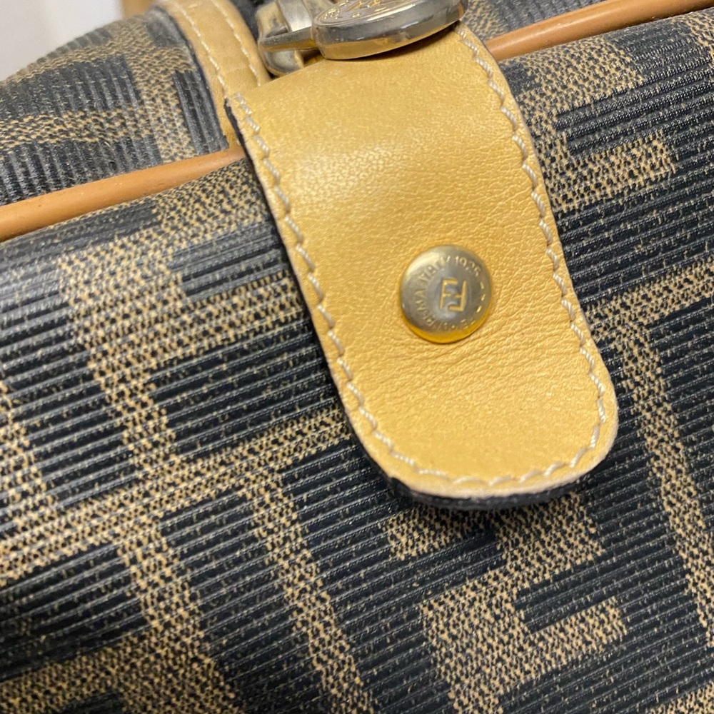 Fendi Zucca Print Coated Canvas With Leather Trim… - image 6